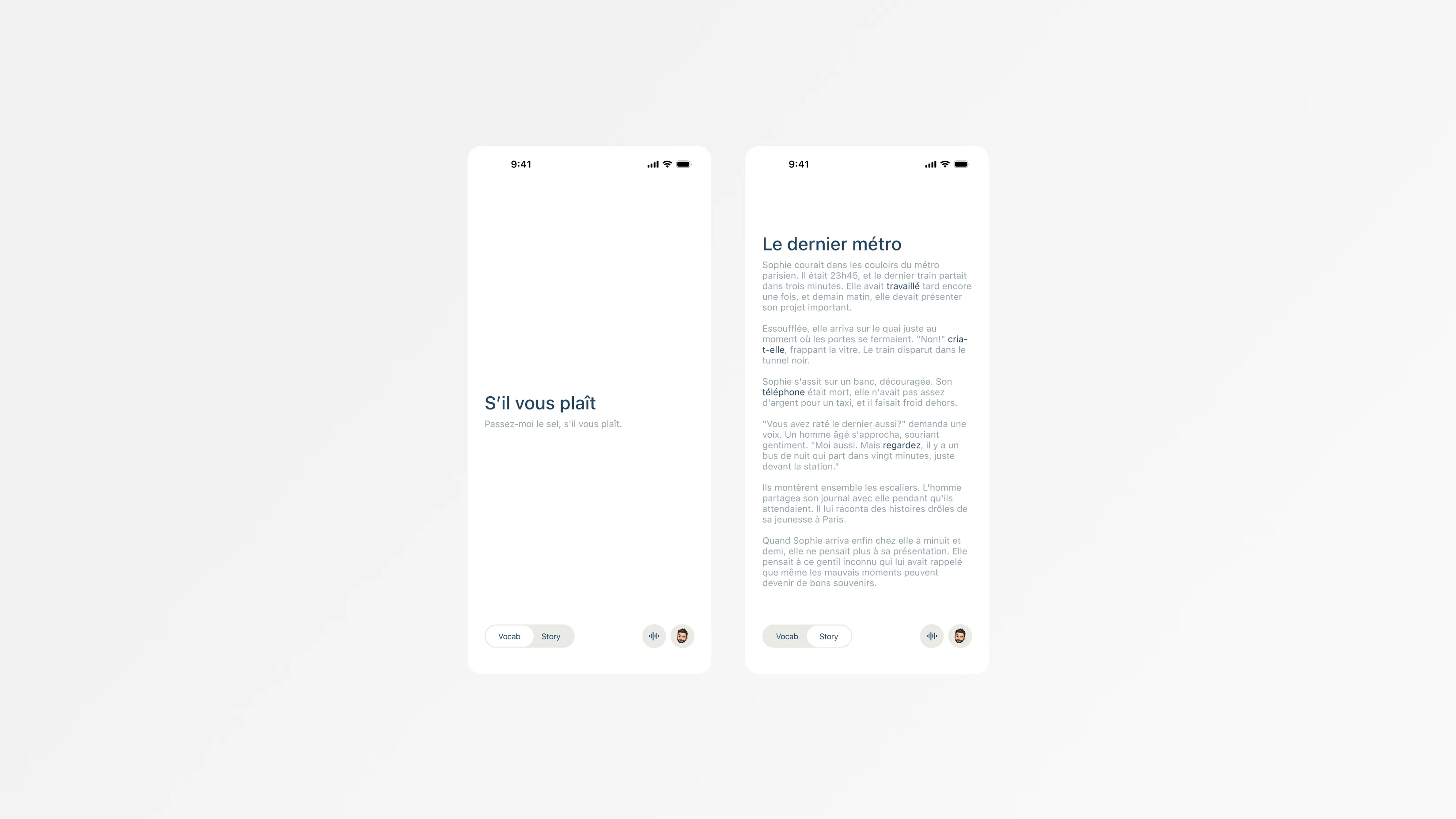 Madeleine — iOS app for learning French